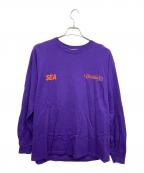 WIND AND SEA×DEVILOCKウィンダンシー×デヴィロック）の古着「長袖カットソー」｜パープル