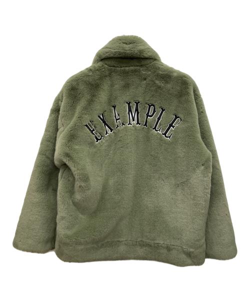 EXAMPLE（エグザンプル）EXAMPLE (エグザンプル) ファージャケット グリーン サイズ:Mの古着・服飾アイテム