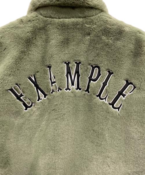 EXAMPLE（エグザンプル）EXAMPLE (エグザンプル) ファージャケット グリーン サイズ:Mの古着・服飾アイテム