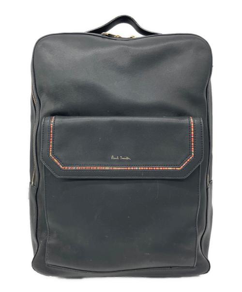 PAUL SMITH（ポールスミス）Paul Smith (ポールスミス) ビジネスリュック ブラックの古着・服飾アイテム