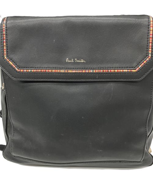 PAUL SMITH（ポールスミス）Paul Smith (ポールスミス) ビジネスリュック ブラックの古着・服飾アイテム