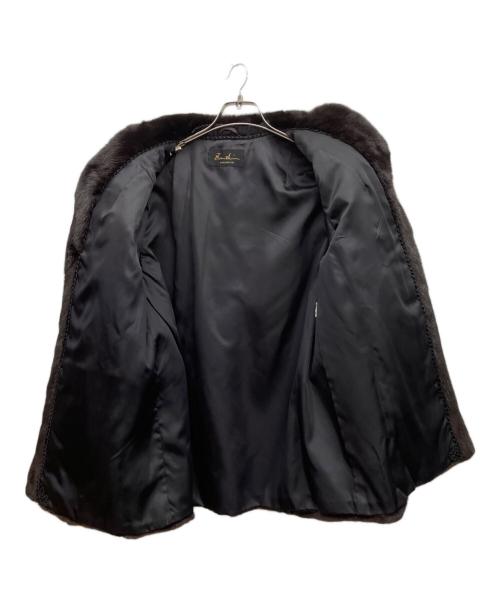 ZENSHIN（ゼンシン）ZENSHIN (ゼンシン) 毛皮ハーフコート ブラック サイズ:13の古着・服飾アイテム