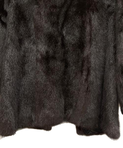 ZENSHIN（ゼンシン）ZENSHIN (ゼンシン) 毛皮ハーフコート ブラック サイズ:13の古着・服飾アイテム