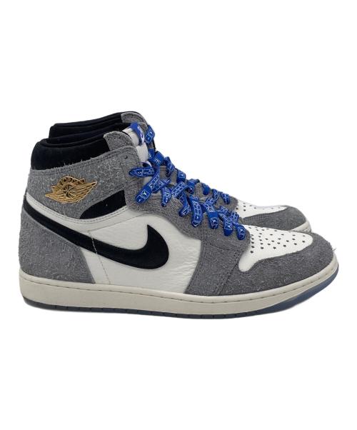 NIKE（ナイキ）NIKE (ナイキ) Air Jordan 1 Retro High OG グレー×ホワイト サイズ:29.5cmの古着・服飾アイテム