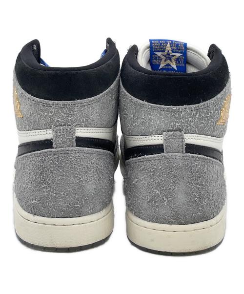 NIKE（ナイキ）NIKE (ナイキ) Air Jordan 1 Retro High OG グレー×ホワイト サイズ:29.5cmの古着・服飾アイテム