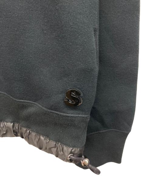 sacai（サカイ）sacai (サカイ) s Sponge Sweat Pullover　スウェット ブラック サイズ:2の古着・服飾アイテム