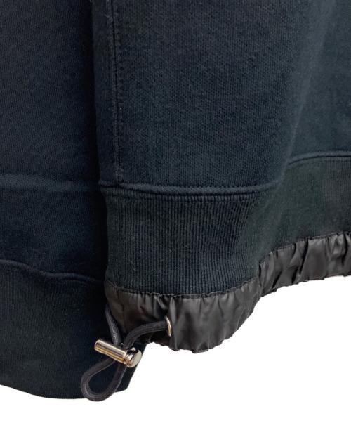 sacai（サカイ）sacai (サカイ) s Sponge Sweat Pullover　スウェット ブラック サイズ:2の古着・服飾アイテム