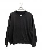 VISVIMビズビム）の古着「ULTIMATE JUMBO SB SWEAT L/S」｜ブラック