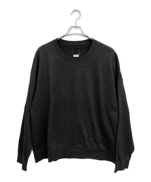 VISVIM（ビズビム）VISVIM (ビズビム) ULTIMATE JUMBO SB SWEAT L/S ブラック サイズ:5の古着・服飾アイテム