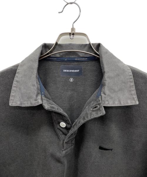 DESCENDANT（ディセンダント）DESCENDANT (ディセンダント) ラガーシャツ グレー サイズ:②の古着・服飾アイテム
