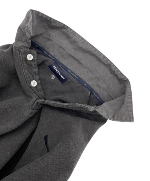 DESCENDANT（ディセンダント）DESCENDANT (ディセンダント) ラガーシャツ グレー サイズ:②の古着・服飾アイテム
