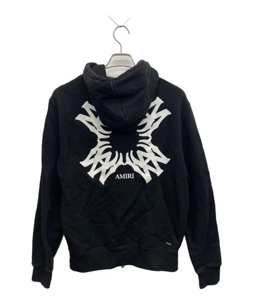 AMIRI（アミリ）AMIRI (アミリ) ジップパーカー ブラック サイズ:SMALLの古着・服飾アイテム