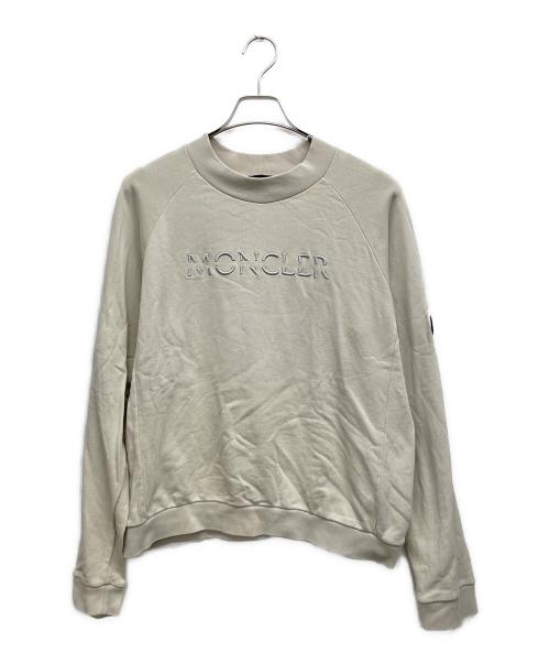 MONCLER（モンクレール）MONCLER (モンクレール) スウェット アイボリー サイズ:Mの古着・服飾アイテム