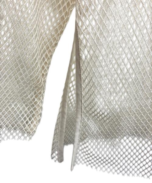 CLANE（クラネ）CLANE (クラネ) WIDE MESH TOPS　長袖カットソー ベージュ サイズ:2の古着・服飾アイテム