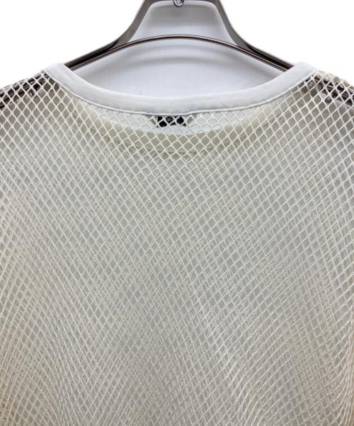 CLANE（クラネ）CLANE (クラネ) WIDE MESH TOPS　長袖カットソー ベージュ サイズ:2の古着・服飾アイテム