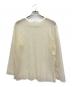CLANE（クラネ）の古着「WIDE MESH TOPS　長袖カットソー」｜ベージュ