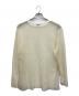 CLANE (クラネ) WIDE MESH TOPS　長袖カットソー ベージュ サイズ:2：10000円