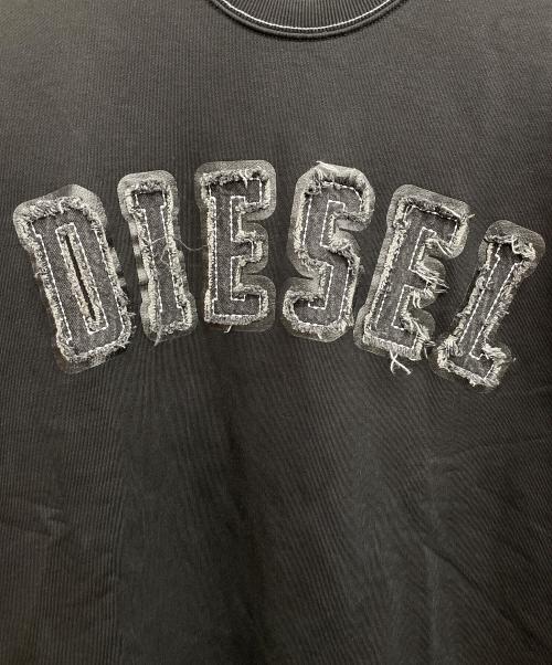 DIESEL（ディーゼル）DIESEL (ディーゼル) スウェット ブラック サイズ:Lの古着・服飾アイテム