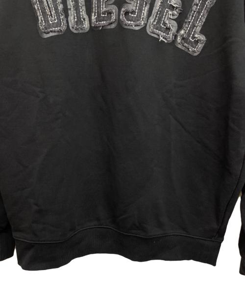 DIESEL（ディーゼル）DIESEL (ディーゼル) スウェット ブラック サイズ:Lの古着・服飾アイテム