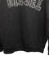 中古・古着 DIESEL (ディーゼル) スウェット ブラック サイズ:L：12000円