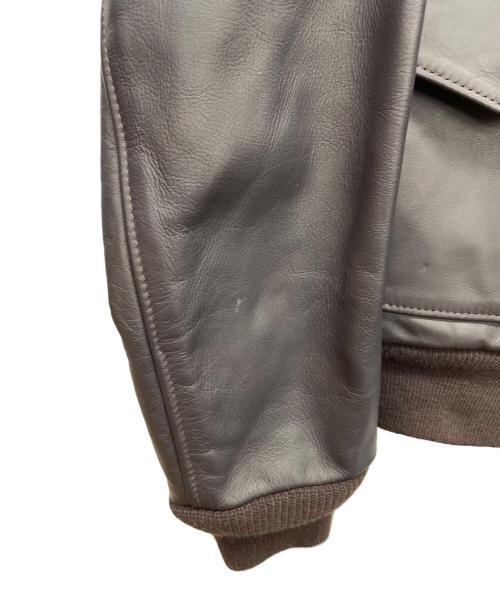 AVIREX（アヴィレックス）AVIREX (アヴィレックス) ライダースジャケット ブラウン サイズ:42の古着・服飾アイテム