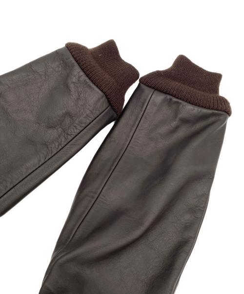 AVIREX（アヴィレックス）AVIREX (アヴィレックス) ライダースジャケット ブラウン サイズ:42の古着・服飾アイテム
