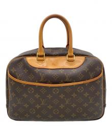 LOUIS VUITTON（ルイ ヴィトン）の古着「ドーヴィル(ボーリングヴァニティ)　モノグラム」｜ブラウン