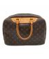 LOUIS VUITTON (ルイ ヴィトン) ドーヴィル(ボーリングヴァニティ)　モノグラム ブラウン：55000円
