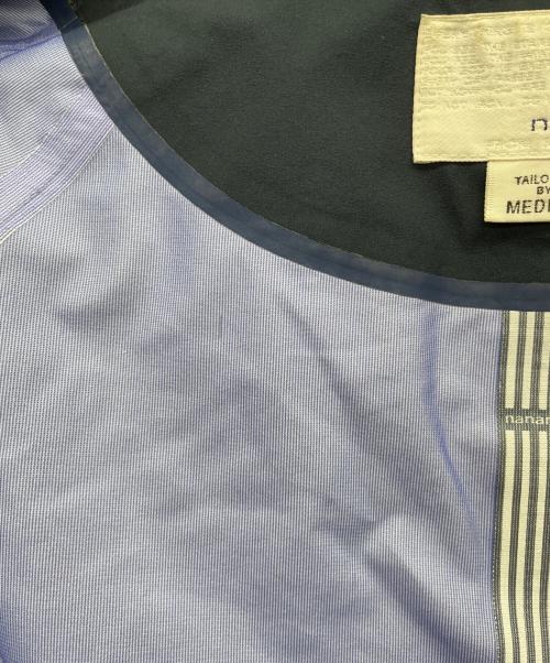 nanamica（ナナミカ）nanamica (ナナミカ) GORE-TEX Soutien Collar Coat　ステンカラーコート ネイビー サイズ:MEDIUMの古着・服飾アイテム