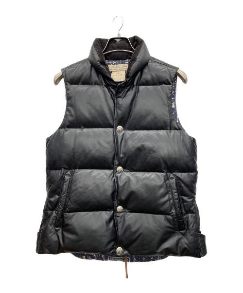 REMI RELIEF（レミレリーフ）REMI RELIEF (レミレリーフ) ダウンベスト ブラウン サイズ:Lの古着・服飾アイテム