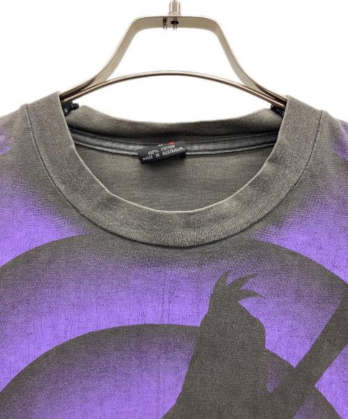 ACME（アクメ）ACME (アクメ) 半袖カットソー パープル×ブラック サイズ:Mの古着・服飾アイテム