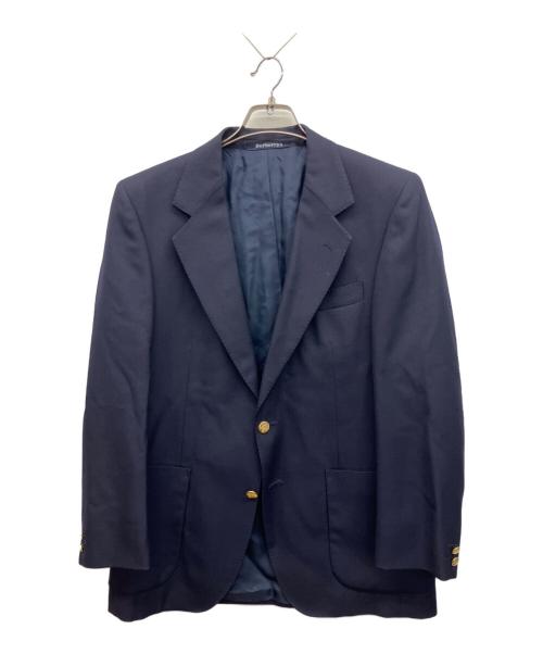 Burberry's（バーバリーズ）Burberry's (バーバリーズ) テーラードジャケット ネイビー サイズ:サイズ表記無しの古着・服飾アイテム