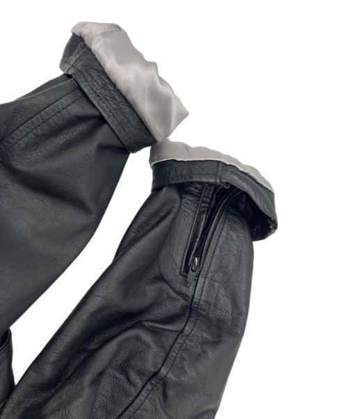 HARLEY-DAVIDSON（ハーレーダビッドソン）HARLEY-DAVIDSON (ハーレーダビッドソン) レザージャケット ブラック サイズ:サイズ表記無しの古着・服飾アイテム