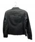 HARLEY-DAVIDSON (ハーレーダビッドソン) レザージャケット ブラック サイズ:サイズ表記無し：13000円