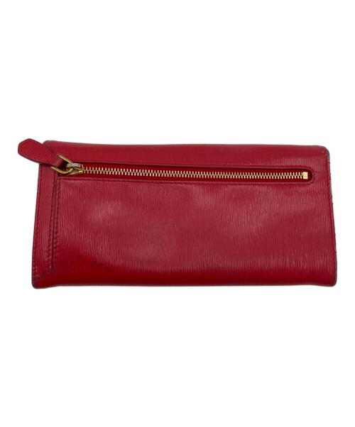 PRADA（プラダ）PRADA (プラダ) 長財布 レッドの古着・服飾アイテム