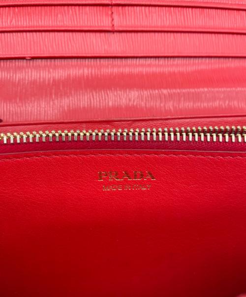 PRADA（プラダ）PRADA (プラダ) 長財布 レッドの古着・服飾アイテム