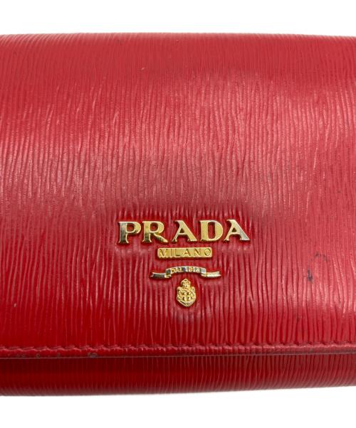 PRADA（プラダ）PRADA (プラダ) 長財布 レッドの古着・服飾アイテム