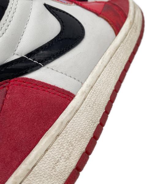 NIKE（ナイキ）NIKE (ナイキ) SPIDER-MAN×NIKE AIR JORDAN 1 HIGH OG SP レッド×ブラック サイズ:26cmの古着・服飾アイテム