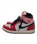 NIKE (ナイキ) SPIDER-MAN×NIKE AIR JORDAN 1 HIGH OG SP レッド×ブラック サイズ:26cm：9000円