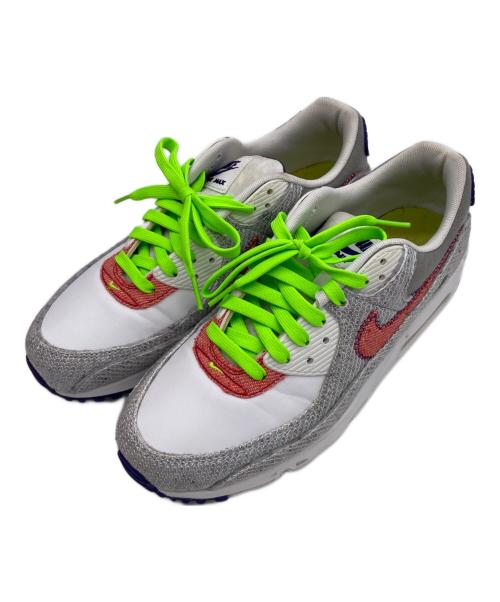 NIKE（ナイキ）NIKE (ナイキ) NIKE AIR MAX 90 ホワイト×グリーン サイズ:27.5の古着・服飾アイテム