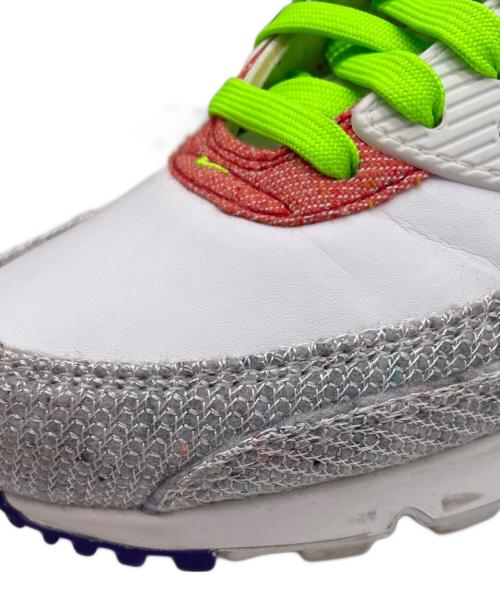 NIKE（ナイキ）NIKE (ナイキ) NIKE AIR MAX 90 ホワイト×グリーン サイズ:27.5の古着・服飾アイテム