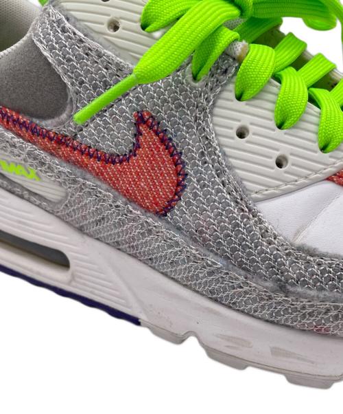 NIKE（ナイキ）NIKE (ナイキ) NIKE AIR MAX 90 ホワイト×グリーン サイズ:27.5の古着・服飾アイテム