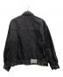 Name. (ネーム) デニムジャケット ブラック：15000円