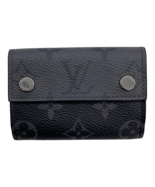 LOUIS VUITTON（ルイ ヴィトン）LOUIS VUITTON (ルイ ヴィトン) 3つ折り財布 ブラック×グレーの古着・服飾アイテム