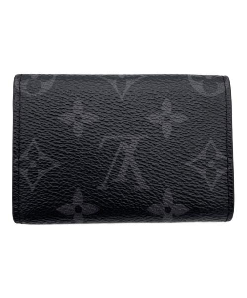 LOUIS VUITTON（ルイ ヴィトン）LOUIS VUITTON (ルイ ヴィトン) 3つ折り財布 ブラック×グレーの古着・服飾アイテム