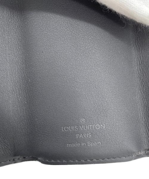 LOUIS VUITTON（ルイ ヴィトン）LOUIS VUITTON (ルイ ヴィトン) 3つ折り財布 ブラック×グレーの古着・服飾アイテム