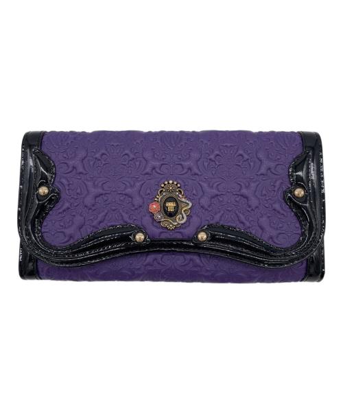 ANNA SUI（アナスイ）ANNA SUI (アナスイ) 長財布 パープルの古着・服飾アイテム