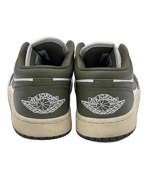 NIKE（ナイキ）NIKE (ナイキ) WMNS AIR JORDAN 1 LOW ホワイト×カーキ サイズ:27.5㎝の古着・服飾アイテム
