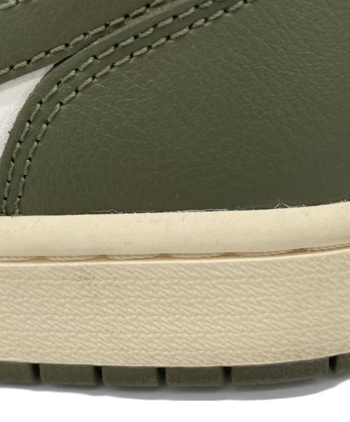 NIKE（ナイキ）NIKE (ナイキ) WMNS AIR JORDAN 1 LOW ホワイト×カーキ サイズ:27.5㎝の古着・服飾アイテム