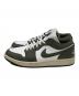 NIKE (ナイキ) WMNS AIR JORDAN 1 LOW ホワイト×カーキ サイズ:27.5㎝：11000円